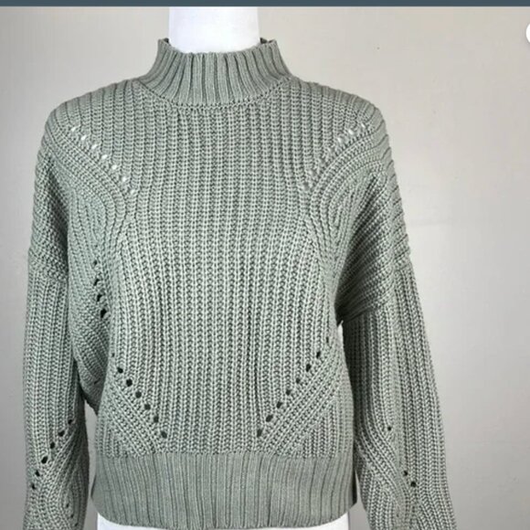 Moon and Madison , sage green sweater, size small - Picture 2 of 6